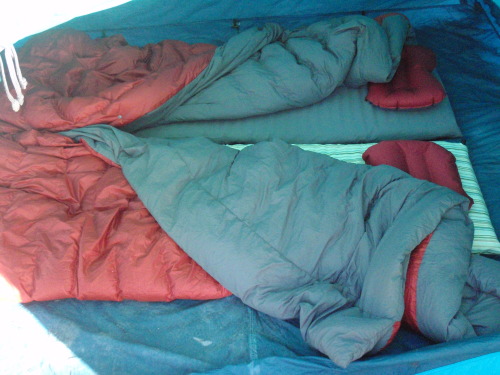 Two comforters for two people